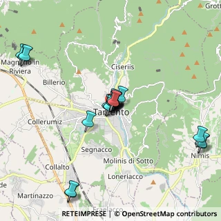 Mappa Piazza Frangipane, 33017 Tarcento UD, Italia (1.663)
