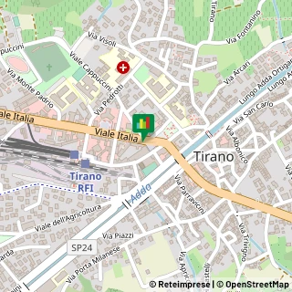 Mappa Viale Italia, 1, 23037 Tirano, Sondrio (Lombardia)