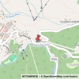 Mappa Località Corciera di Sanfloriano, 1, 33080 Frisanco, Pordenone (Friuli-Venezia Giulia)