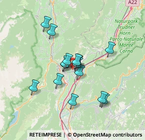 Mappa Via dei Sentieri, 38016 Mezzocorona TN, Italia (5.30133)