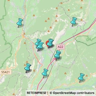 Mappa Via dei Sentieri, 38016 Mezzocorona TN, Italia (3.75462)