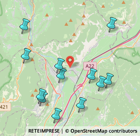 Mappa Via dei Sentieri, 38016 Mezzocorona TN, Italia (4.49333)