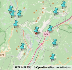 Mappa Via dei Sentieri, 38016 Mezzocorona TN, Italia (5.06545)