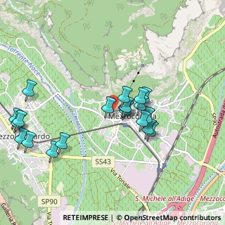 Mappa Via dei Sentieri, 38016 Mezzocorona TN, Italia (0.9665)