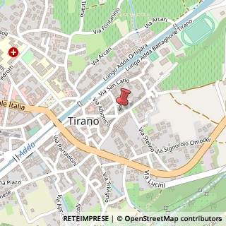 Mappa Via XX Settembre, 57, 23037 Tirano, Sondrio (Lombardia)