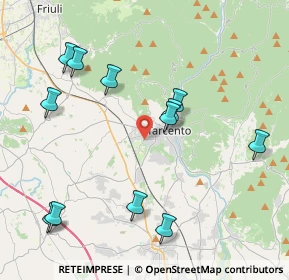 Mappa Via dei Fagnà, 33017 Tarcento UD, Italia (4.43167)