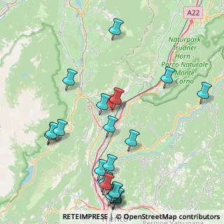 Mappa Via S. Antonio, 38016 Mezzocorona TN, Italia (10.08)