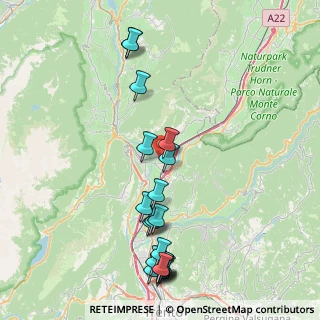 Mappa Via S. Antonio, 38016 Mezzocorona TN, Italia (9.3045)
