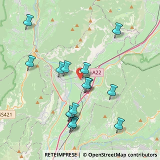 Mappa Via S. Antonio, 38016 Mezzocorona TN, Italia (4.126)
