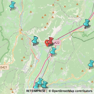Mappa Via S. Antonio, 38016 Mezzocorona TN, Italia (5.54846)