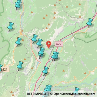 Mappa Via S. Antonio, 38016 Mezzocorona TN, Italia (6.311)
