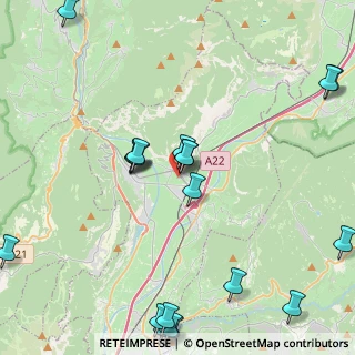 Mappa Via S. Antonio, 38016 Mezzocorona TN, Italia (5.4605)