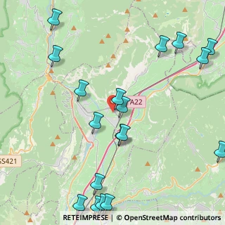 Mappa Via S. Antonio, 38016 Mezzocorona TN, Italia (5.49389)