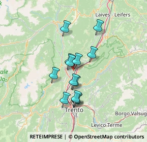 Mappa Via S. Antonio, 38016 Mezzocorona TN, Italia (10.29846)
