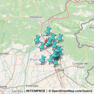Mappa 33030 Buja UD, Italia (8.68706)