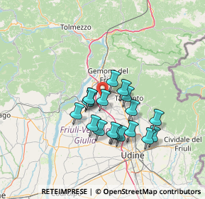 Mappa , 33030 Treppo Grande UD, Italia (11.02389)