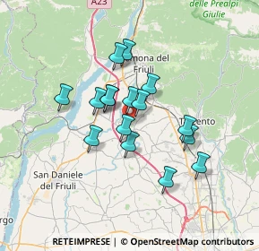 Mappa , 33030 Treppo Grande UD, Italia (5.25438)