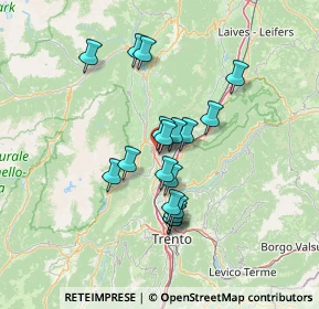 Mappa Via Frecce Tricolori, 38017 Mezzolombardo TN, Italia (11.025)