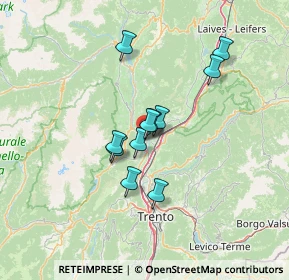 Mappa Via Frecce Tricolori, 38017 Mezzolombardo TN, Italia (9.87364)