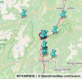 Mappa Via Frecce Tricolori, 38017 Mezzolombardo TN, Italia (9.3325)