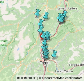 Mappa Via Frecce Tricolori, 38017 Mezzolombardo TN, Italia (12.203)