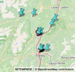 Mappa Via Frecce Tricolori, 38017 Mezzolombardo TN, Italia (11.4495)