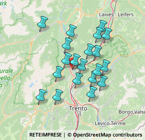 Mappa Via Frecce Tricolori, 38017 Mezzolombardo TN, Italia (11.705)