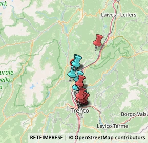 Mappa Via Frecce Tricolori, 38017 Mezzolombardo TN, Italia (9.83944)