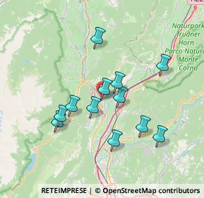 Mappa Via Frecce Tricolori, 38017 Mezzolombardo TN, Italia (6.23333)