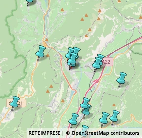 Mappa Via Frecce Tricolori, 38017 Mezzolombardo TN, Italia (4.69176)