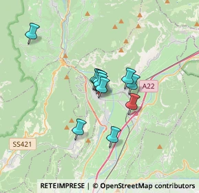 Mappa Via Frecce Tricolori, 38017 Mezzolombardo TN, Italia (2.16455)