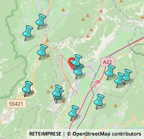 Mappa Via Frecce Tricolori, 38017 Mezzolombardo TN, Italia (4.375)