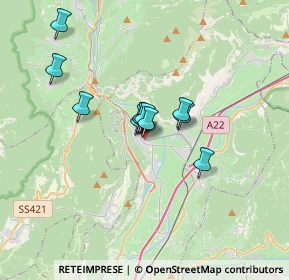 Mappa Via Frecce Tricolori, 38017 Mezzolombardo TN, Italia (2.32636)