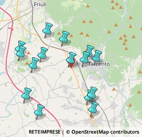 Mappa Via Latteria, 33010 Magnano in Riviera UD, Italia (3.942)