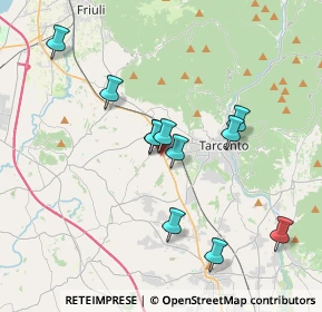 Mappa Via Latteria, 33010 Magnano in Riviera UD, Italia (3.28909)