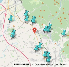 Mappa Via Latteria, 33010 Magnano in Riviera UD, Italia (5.0405)