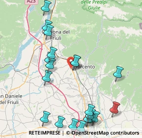 Mappa Via Latteria, 33010 Magnano in Riviera UD, Italia (9.7785)