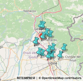 Mappa Via Vidal, 33030 Buja UD, Italia (10.25933)