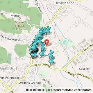 Mappa Via Vidal, 33030 Buja UD, Italia (0.32)