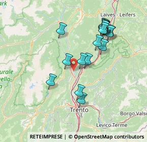 Mappa 38017 Mezzolombardo TN, Italia (14.8845)