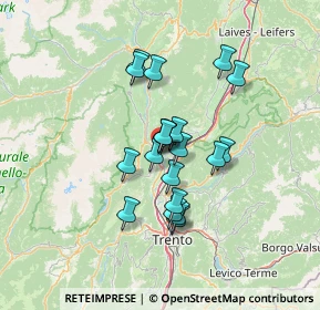 Mappa 38017 Mezzolombardo TN, Italia (10.075)