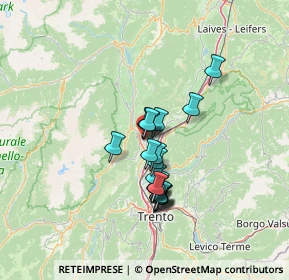 Mappa 38017 Mezzolombardo TN, Italia (10.1715)