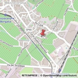 Mappa Via Rovereto, 6, 38016 Mezzocorona, Trento (Trentino-Alto Adige)