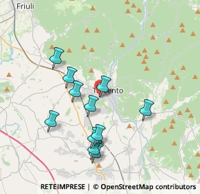 Mappa 33017 Tarcento UD, Italia (3.39273)