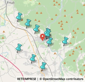 Mappa 33017 Tarcento UD, Italia (3.09455)