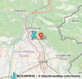 Mappa 33017 Tarcento UD, Italia (72.52727)