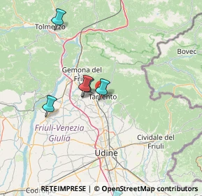 Mappa 33017 Tarcento UD, Italia (56.01389)