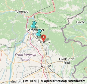 Mappa 33017 Tarcento UD, Italia (67.98357)
