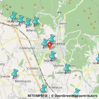 Mappa 33017 Tarcento UD, Italia (2.81583)