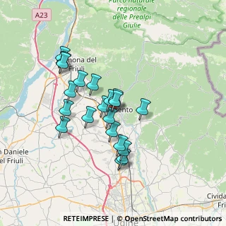 Mappa Via G. Pascoli, 33017 Tarcento UD, Italia (5.769)
